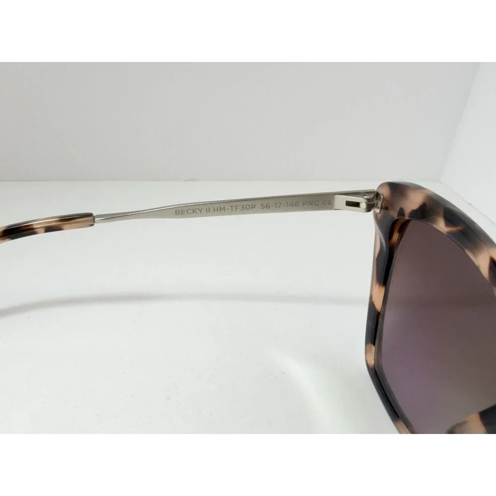 DIFF Eyewear Becky II Cat Eye Sunglasses Women's Pink Tortoise Mirrored Gradient